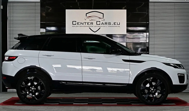 Land Rover Range Rover Evoque cena 153748 przebieg: 75000, rok produkcji 2018 z Miejska Górka małe 742